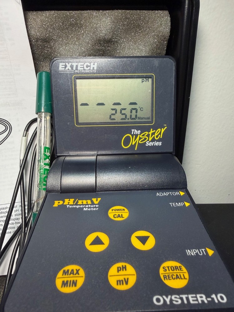 Extech Oyster-10 PH/MV/ Temperature Electronic Meter | NIB TESTED AND WORKING