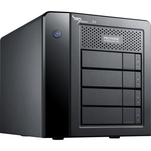 Promise Technology Pegasus2 R4 12TB Thunderbolt 2 RAID Storage Array (4x3TB HDD)