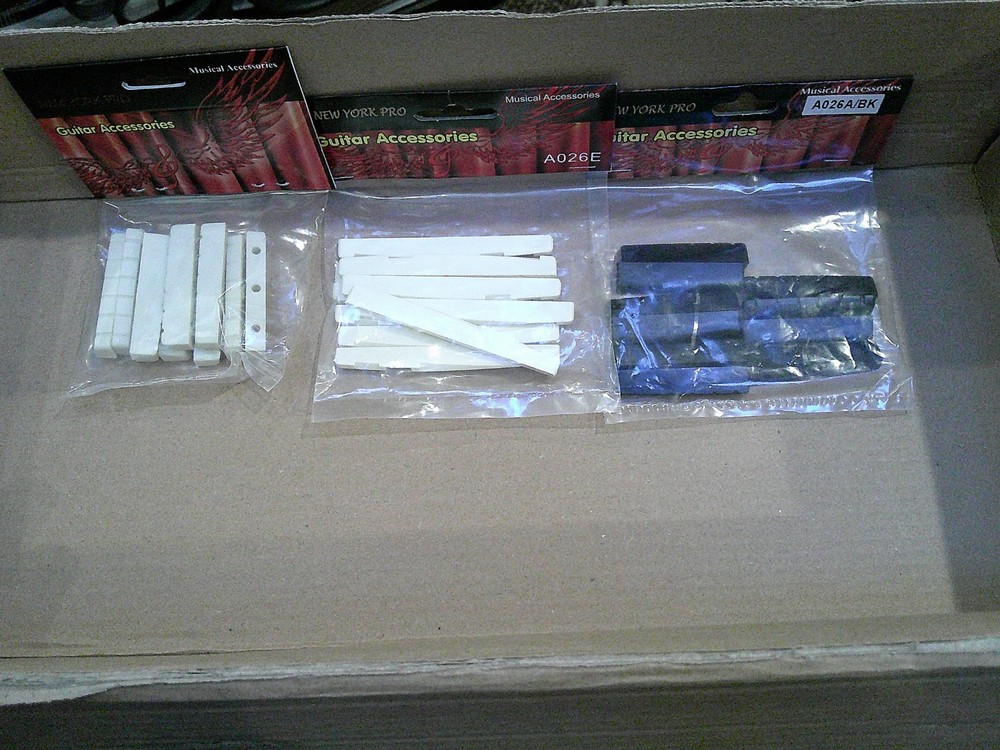 COMP SADDLES & STRING NUT ASSORTMENT- 30 PC TOTAL