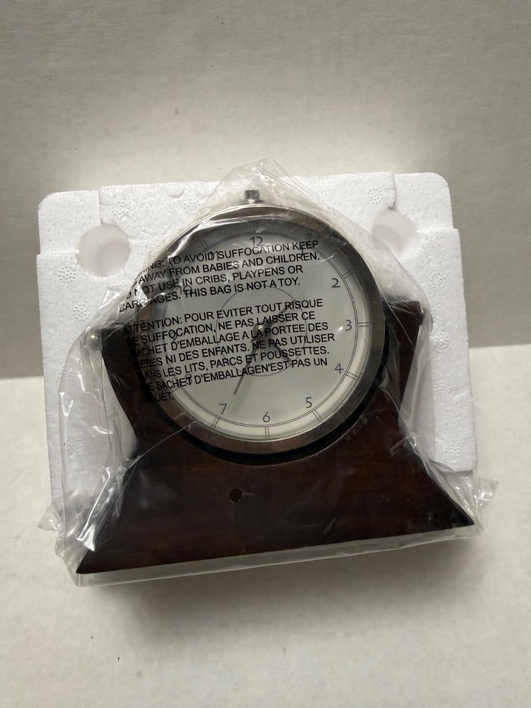 Pottery Barn SULLIVAN Table Desk Clock Tested, Works w/Box