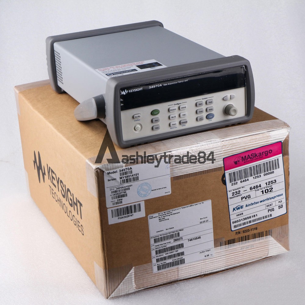 ONE NEW keysight 34970A data acquisition switch