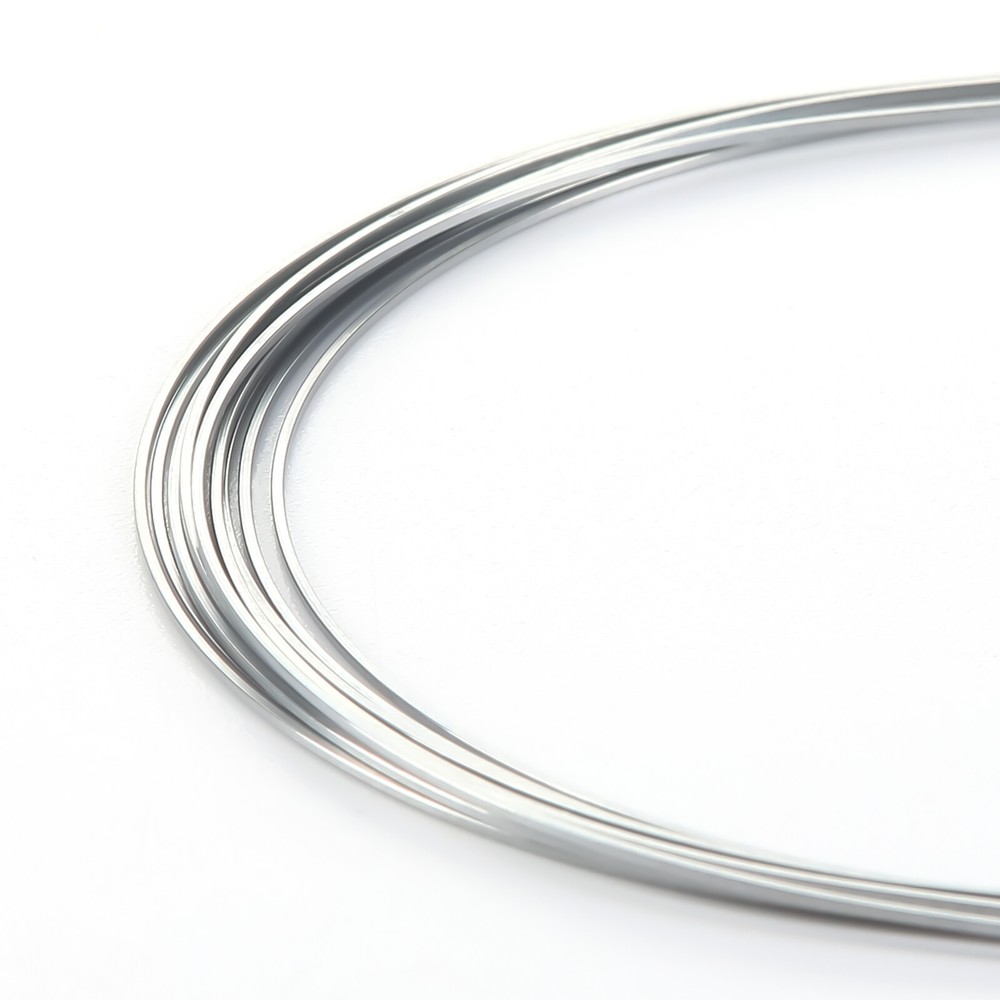 JMU 10PCS Orthodontic NiTi Archwire Thermal Activated Natural Round/Rectangular