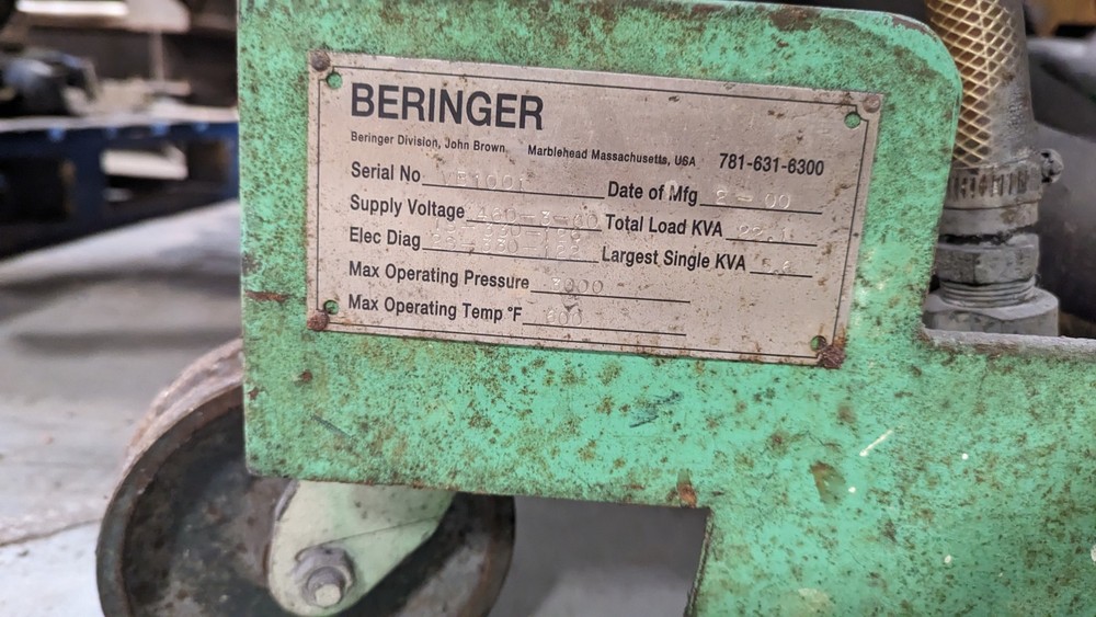 Beringer WRP35S Pelletizing System