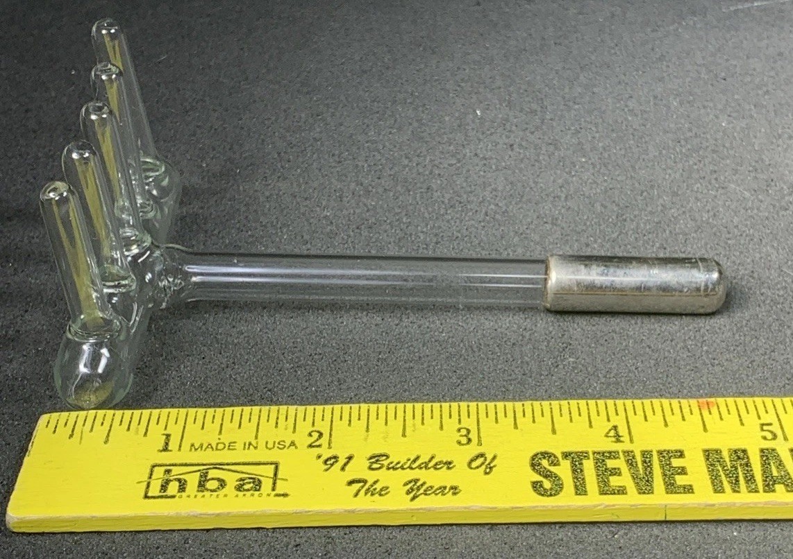 Master Violet Ray High Frequency Unit & Attachments(3) WORKS! Original Receipt!