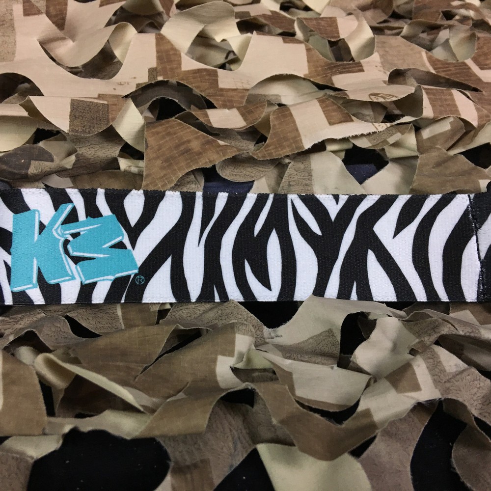NEW KM Paintball Universal Mask Goggle Strap - White Tiger