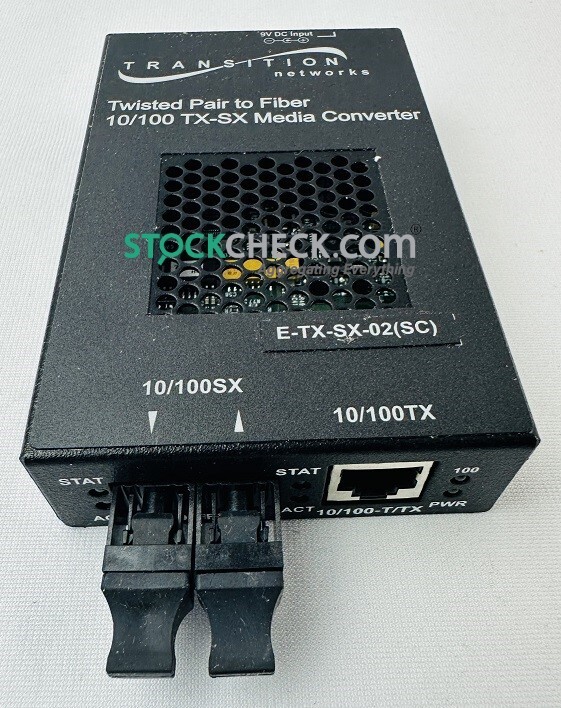 Transition Networks E-TX-SX-02(SC) Media Converter