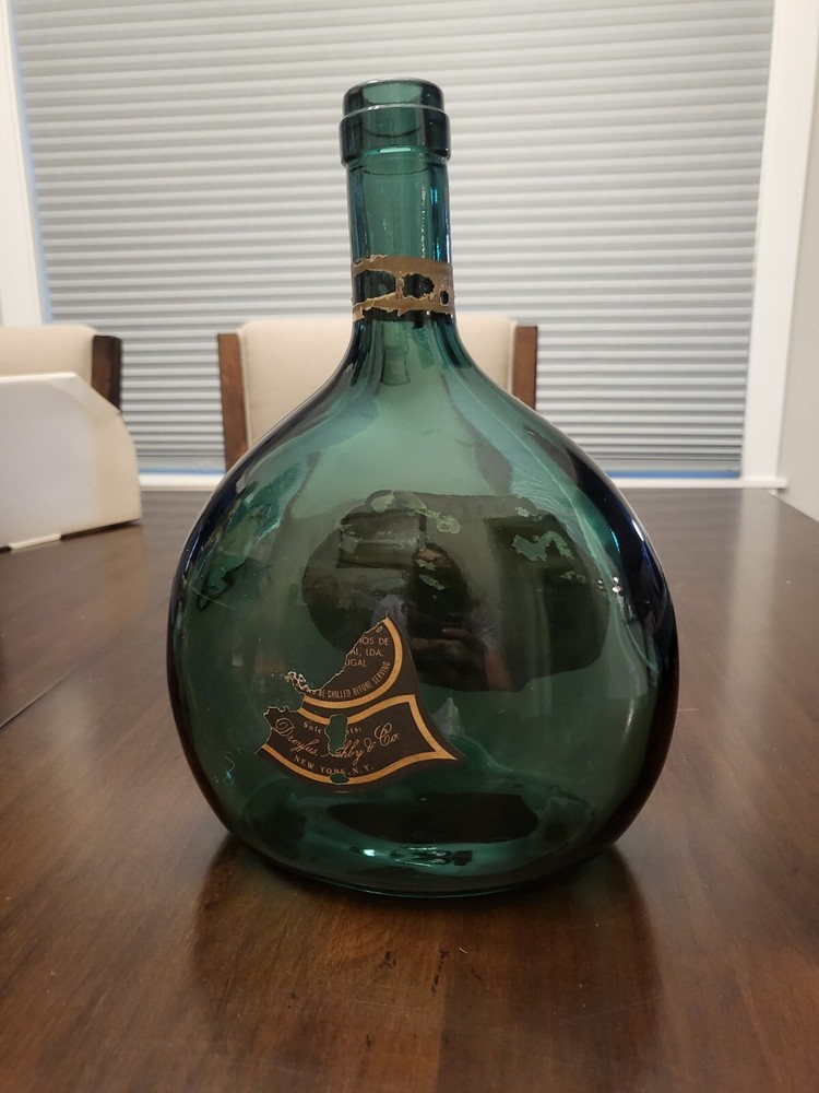 Vintage Mateus Empty Green Wine Bottle B