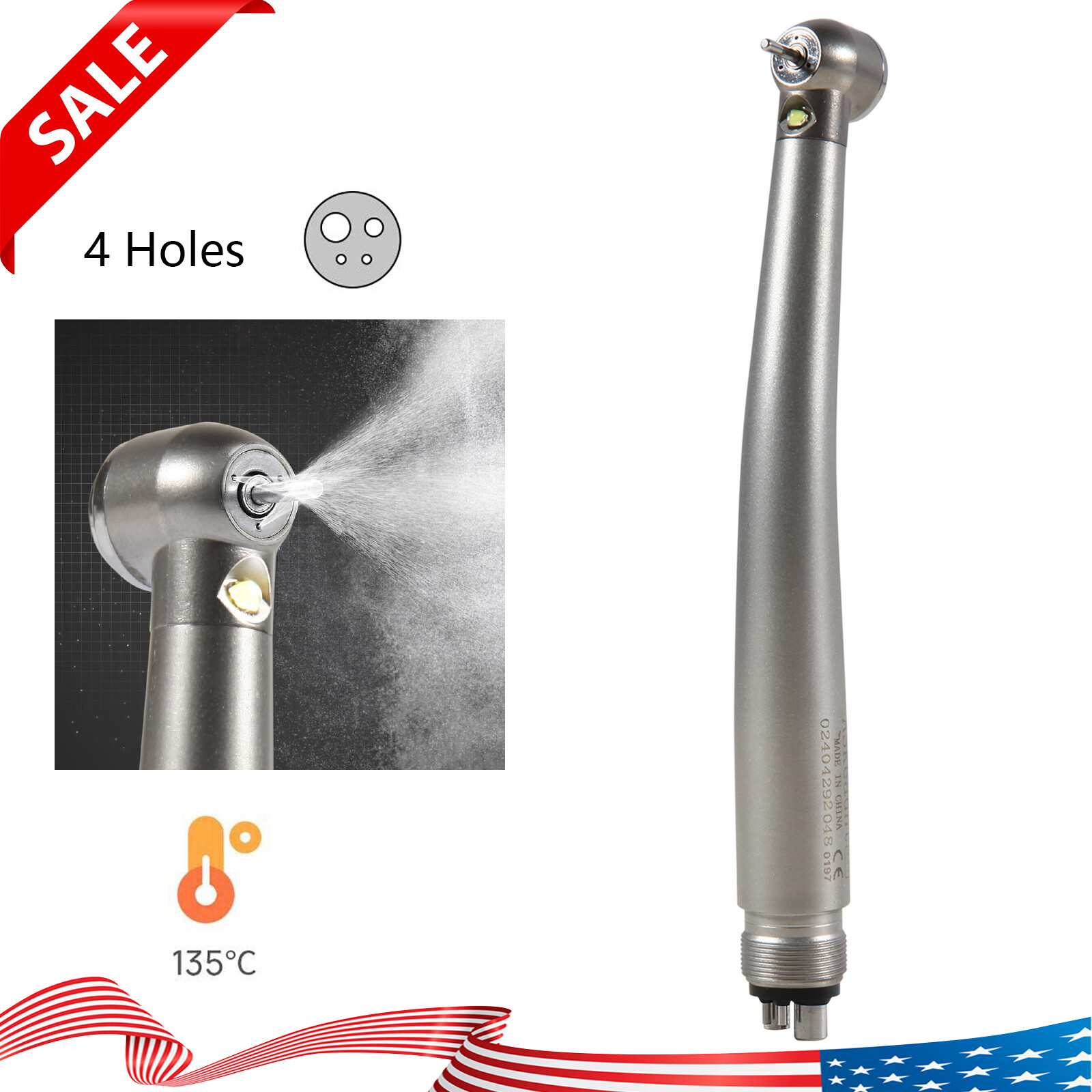 Estilo NSK Dental Pieza mano LED de alta velocidad Pana MAX EK LED 2/ 4Hole USA