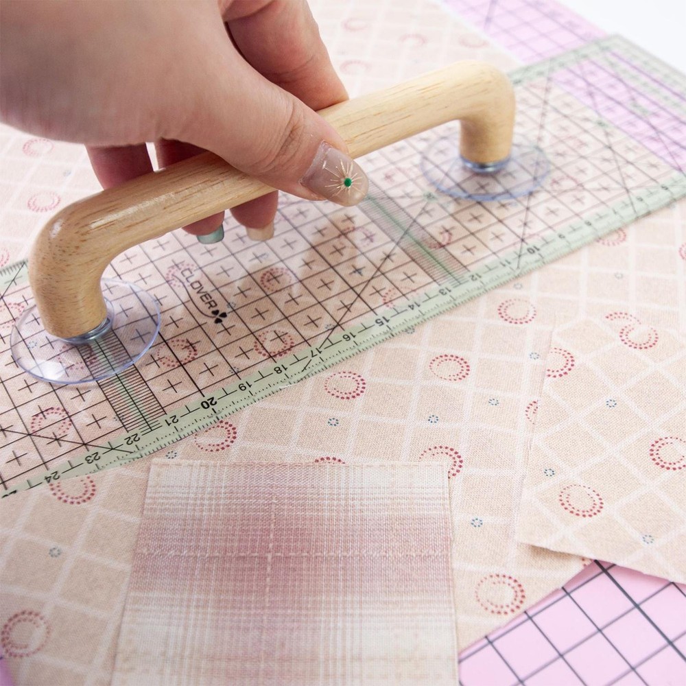 DIY Sewing Tools Ruler Handle Suction Cup Handle for Quilting Patchwork Ruler