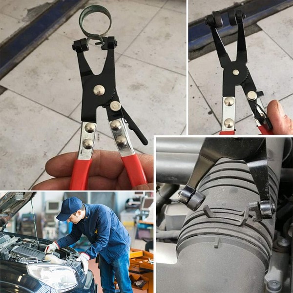 2X Hose Clamp Pliers Car Water Pipe Fuel Coolant Spring Bundle Removal Tool