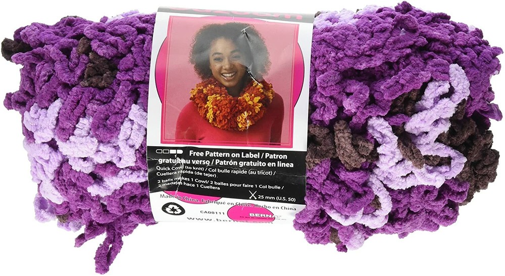 Spinrite Gazoom Yarn, Purple Potion M539.04