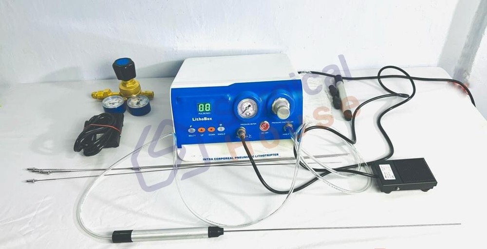 Intra Corporeal Pneumatic Lithotripter Digital Machine Set