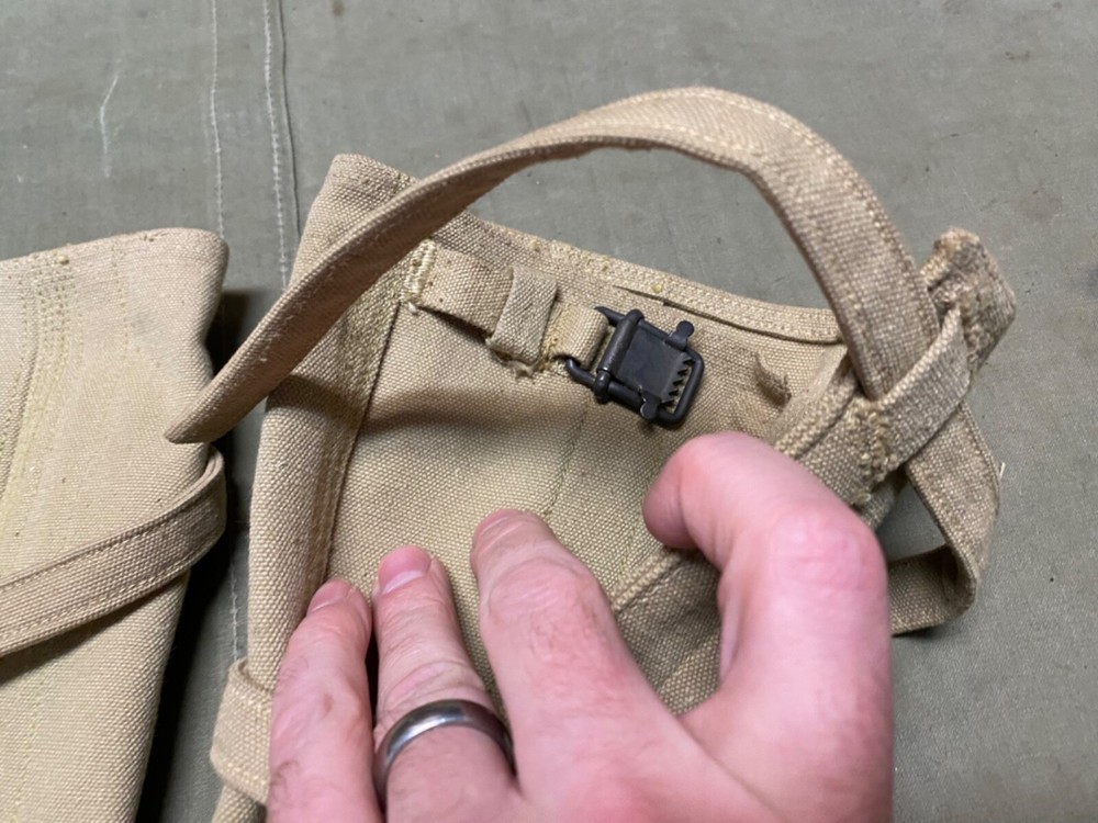 ORIGINAL WWI US ARMY M1908 COMBAT FIELD LEGGINGS- SIZE 1