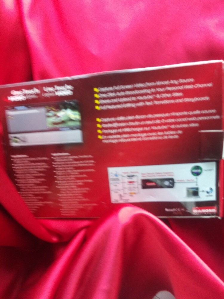 Diamond VC500 USB 2.0 One Touch Video Capture Convert Burn Device New