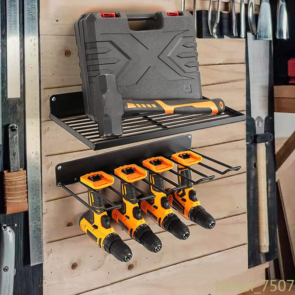 Power Tool Wall Mount Holder Duty Pegboard Wall Storage Tool Storage Rack