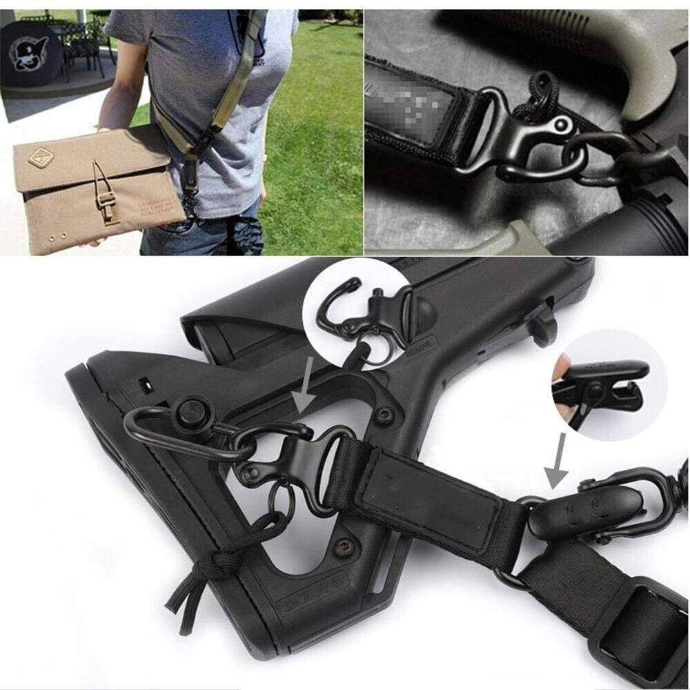 Adjustable Multi-function Two Point Tactical Rifle Sling Hunting Nylon Gun Strap