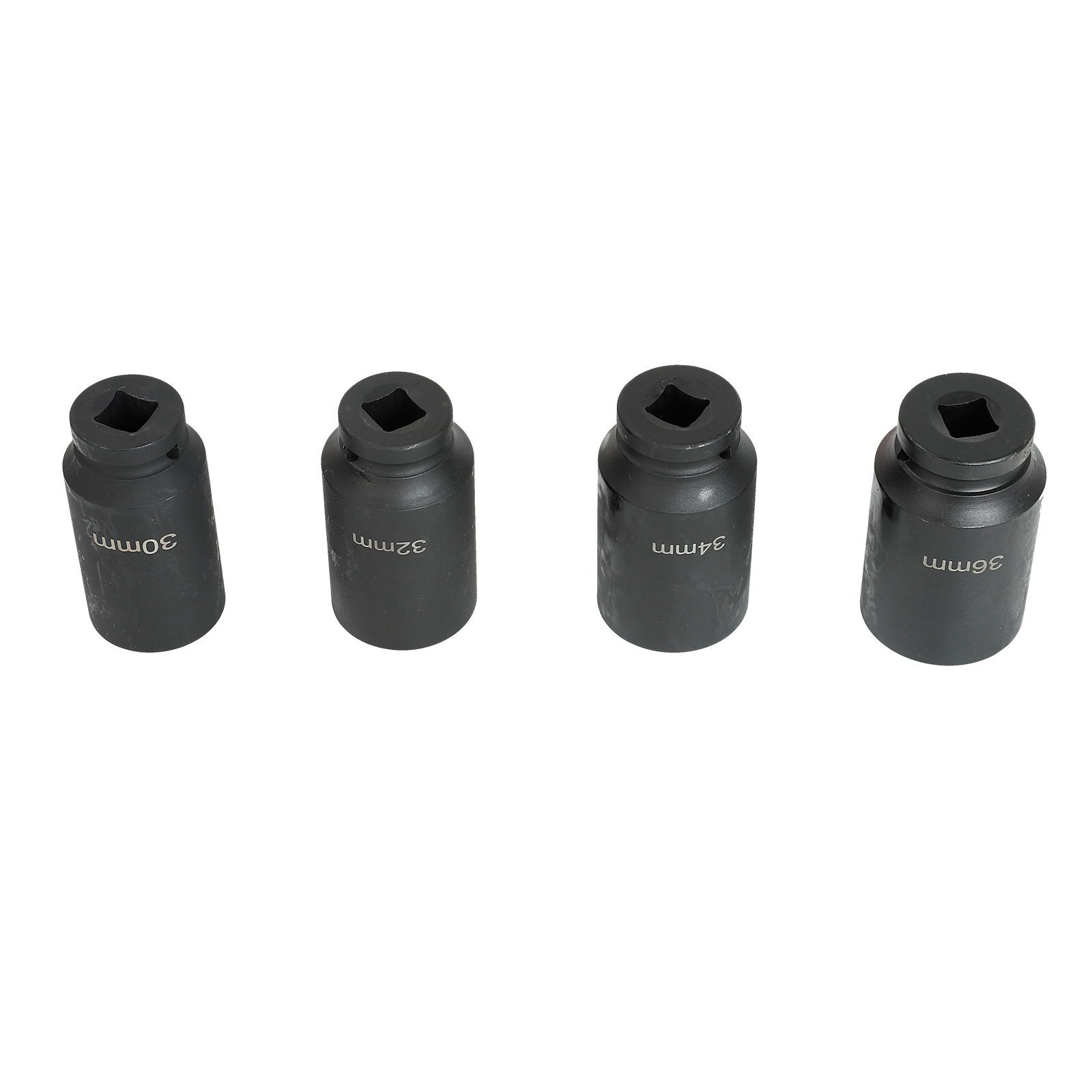 4pcs 1/2 Drive Deep Spindle Axle Nut Socket Set 30mm 32mm 34mm 36mm 12Point NEW