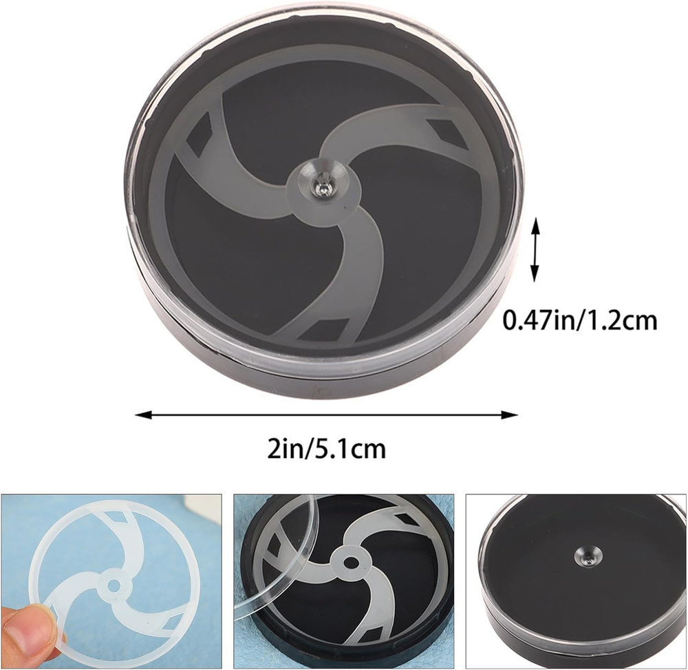 TECHPLUS 2Pcs Portable Watch Storage Box for Watch Dials – Dust and Scratch Prot