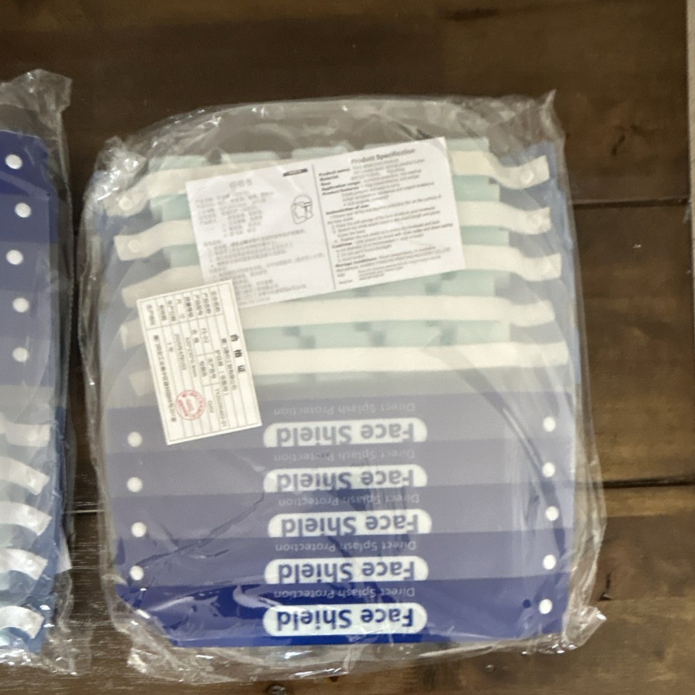 Face Shield Direct Splash Protection, 2 Sets