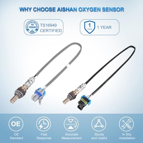 Oxygen Sensor Upstream Downstream 4PCS O2 Sensor 234-4669 234-4407 Compatible