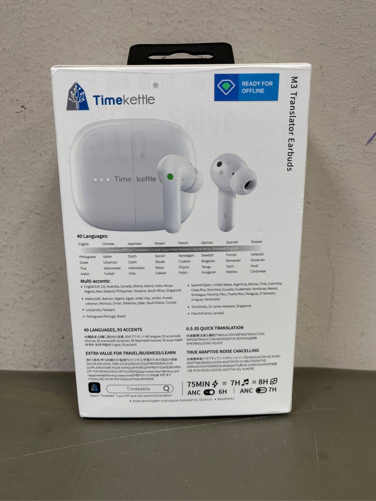Timekettle M3 Language Translator Earbuds