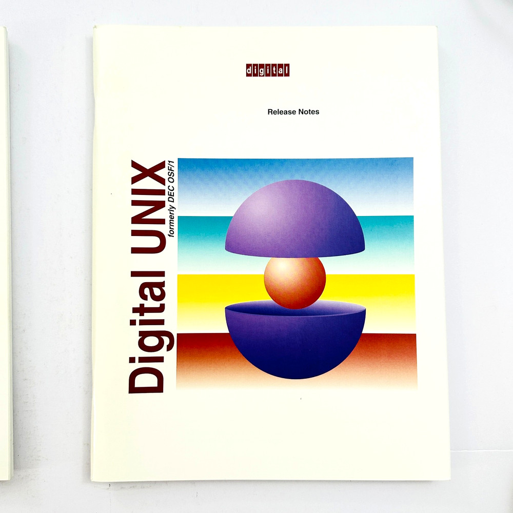 Digital DEC UNIX Installation Guide And Release Notes 2 Manual Set 1995 OSF/1