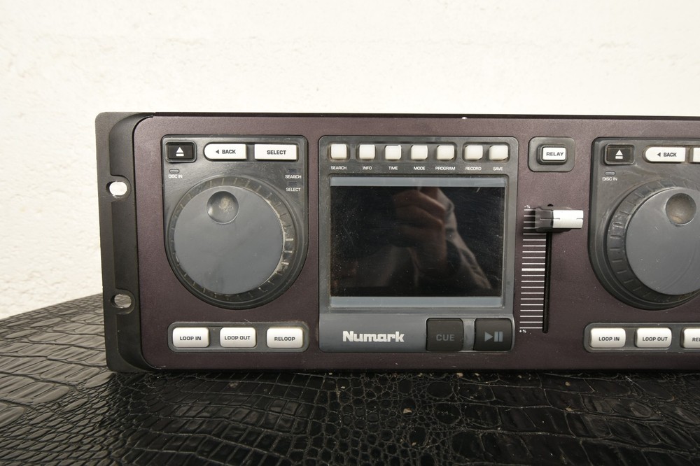 Numark HDCD1 DJ MP3 CD Player Controller Rack Mount Dual Display