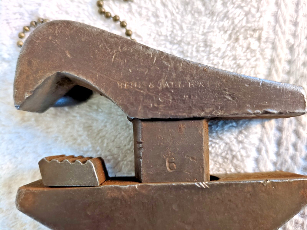 Vintage Bemis & Call Co. 12" Adjustable Monkey Pipe Wrenches