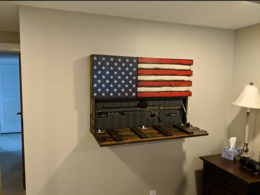 American Flag Gun Safe
