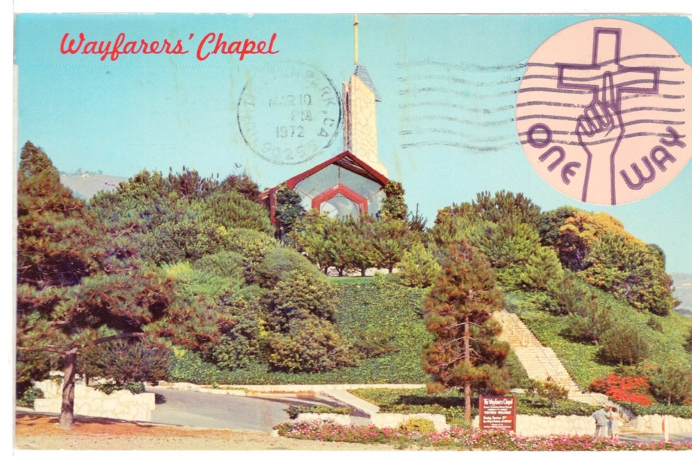 WAYFARERS' CHAPEL, PORTUGUESE BEND, CA - PC3232