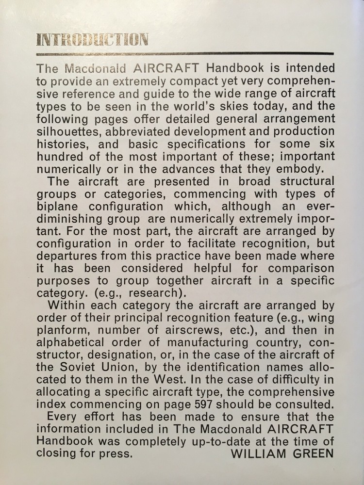 The Macdonald Aircraft Handbook