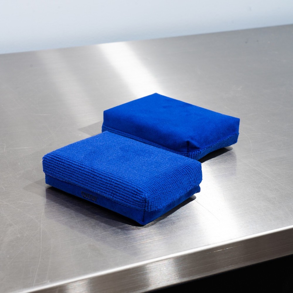 Gyeon Ceramic Coating Applicator | 2 Pack | Dual Sided Suede & Microfiber