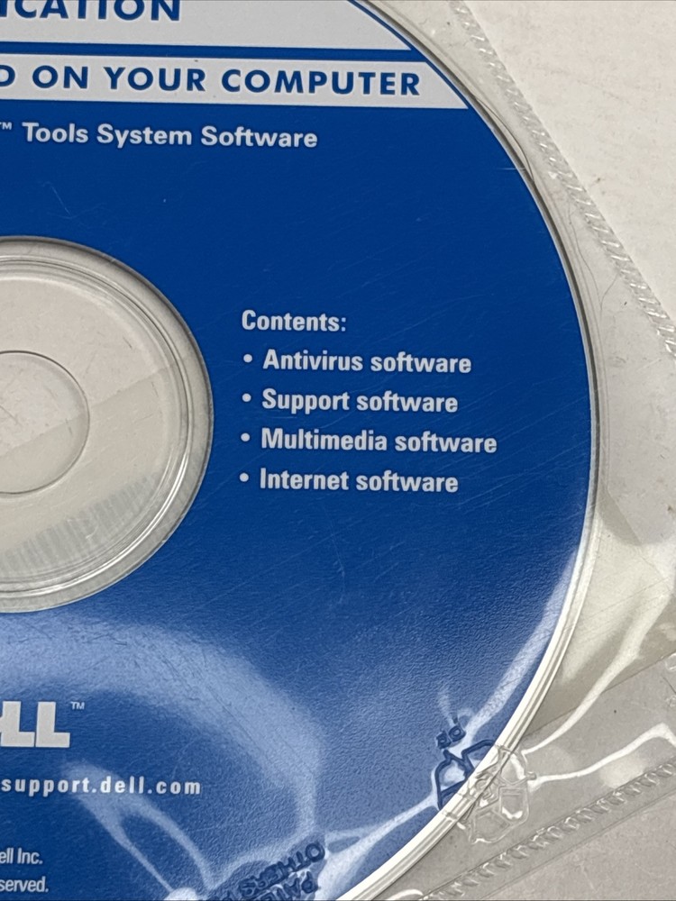 Dell Tools System Software Program 2003 CD-ROM Disc