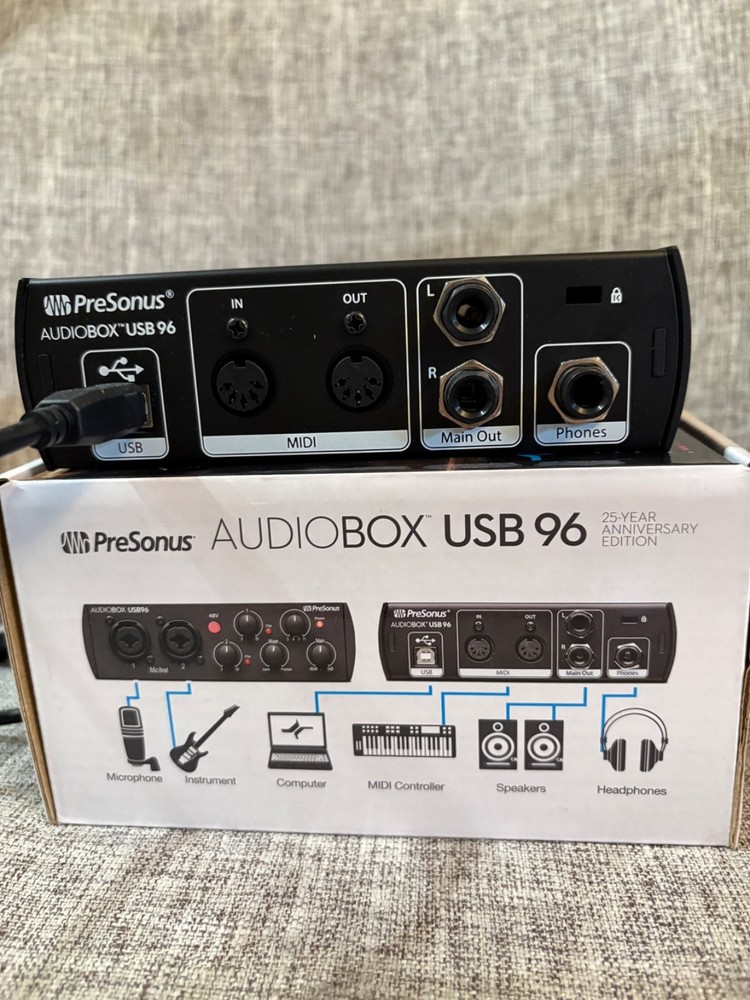 PreSonus AUDIOBOX 2-Channel MIDI Recording Interface