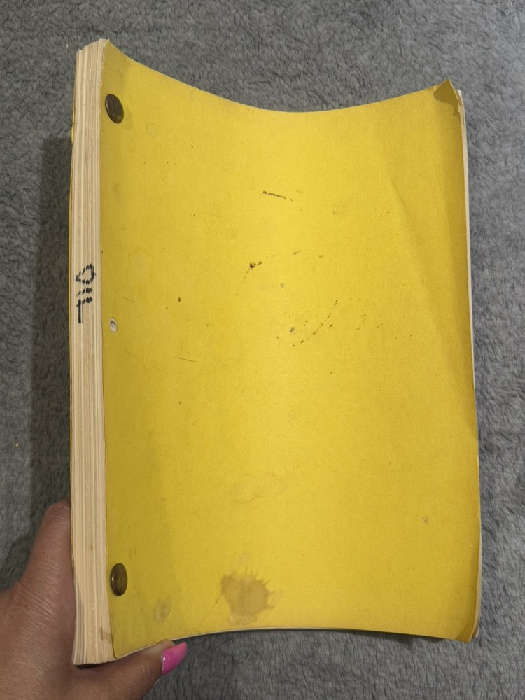 1979 "OIL" by Larry Hankin SCRIPT SCREENPLAY