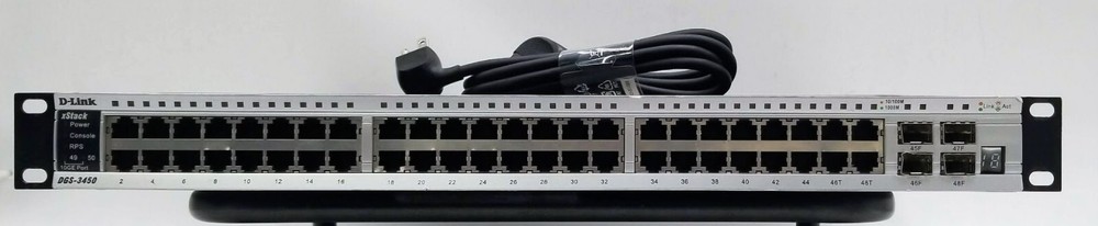 D-Link DGS-3450 48-Ports Rack-Mountable Managed Ethernet Switch