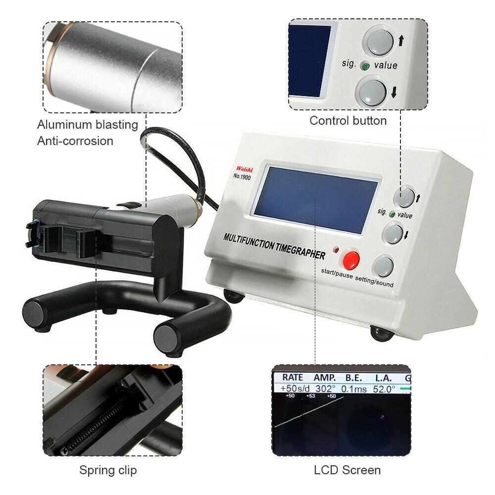 Multi-Function No.1900 Watch Timegrapher Tester Mechanical Calibration Tool
