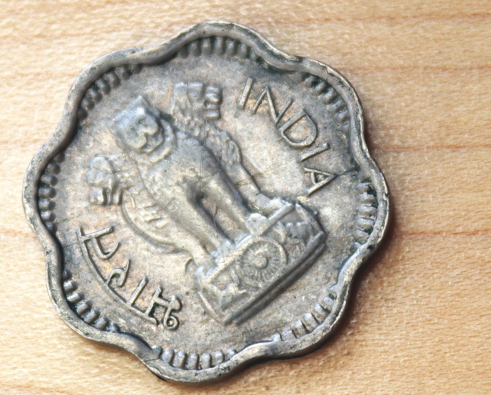 1966 India 10 Paise Calcutta Mint