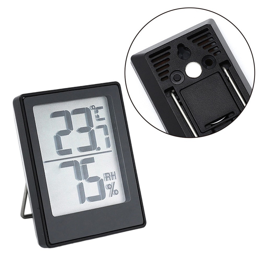 Foldable Indoor Thermometer Hygrometer for Kitchen and Office Climate Control