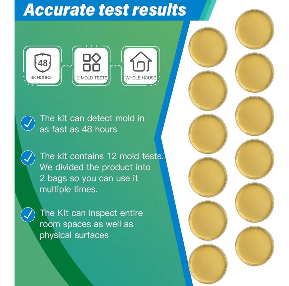 Healthful Home 12-Test Mold Detection Kit