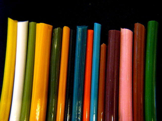 Devardi Glass COE 33 Boro 5 lbs Assorted Borosilicate Rods Lampworking, Blowing