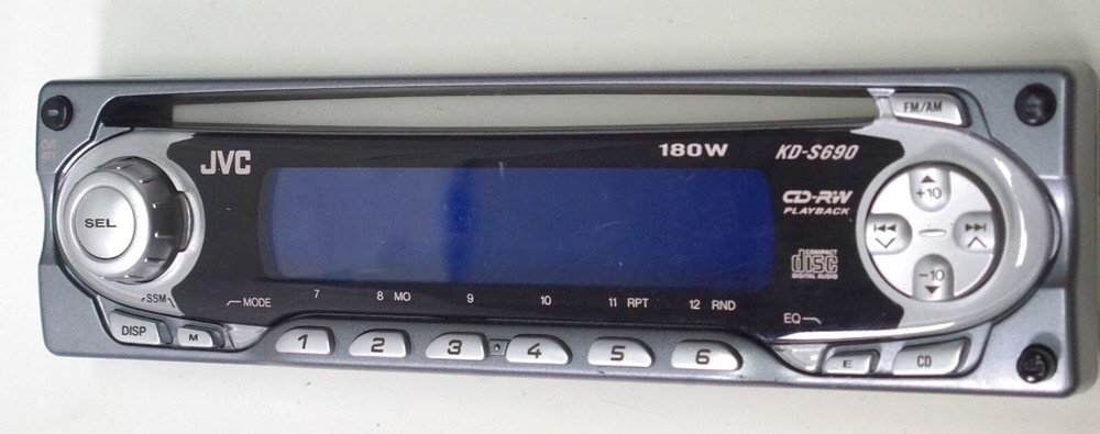 Pioneer KD-S690 Faceplate & Remote Only "UNTESTED"