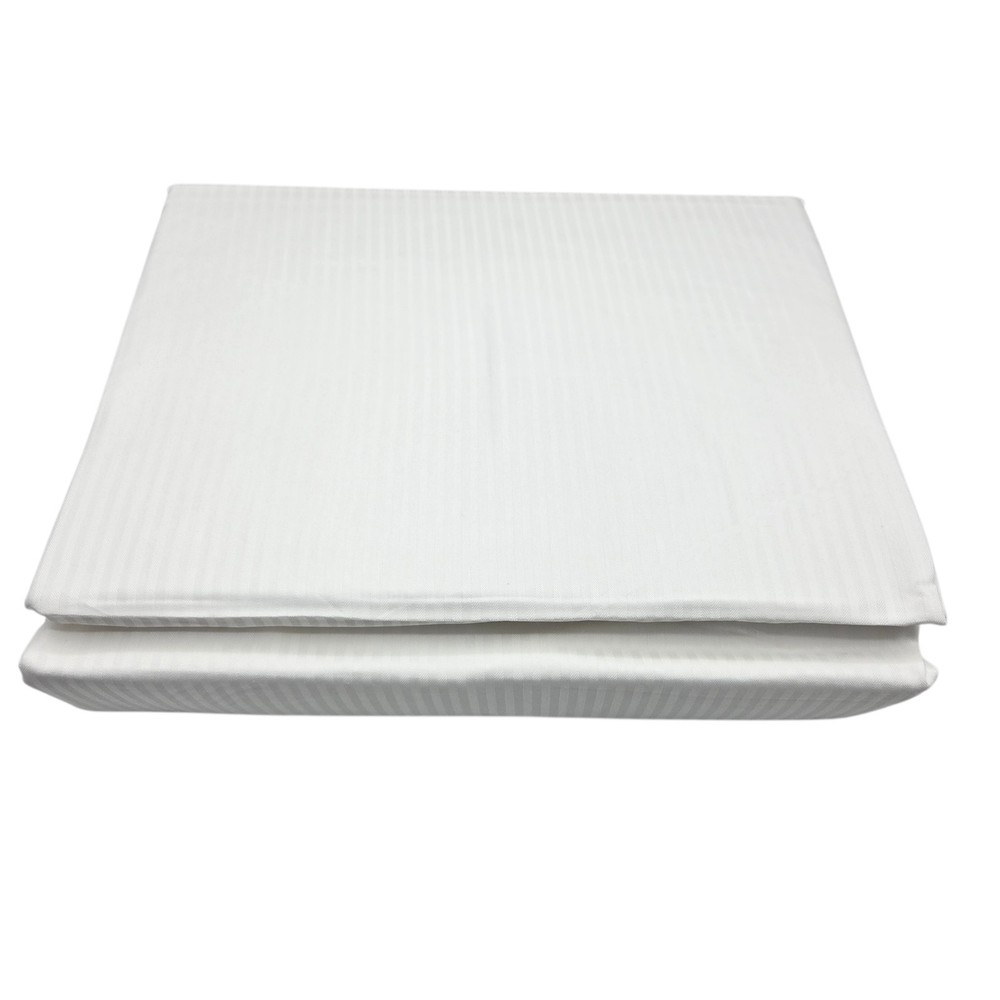 Hampton Luxury King Size 4pc White Sheet Set 1500 Thread Count Cotton Blend