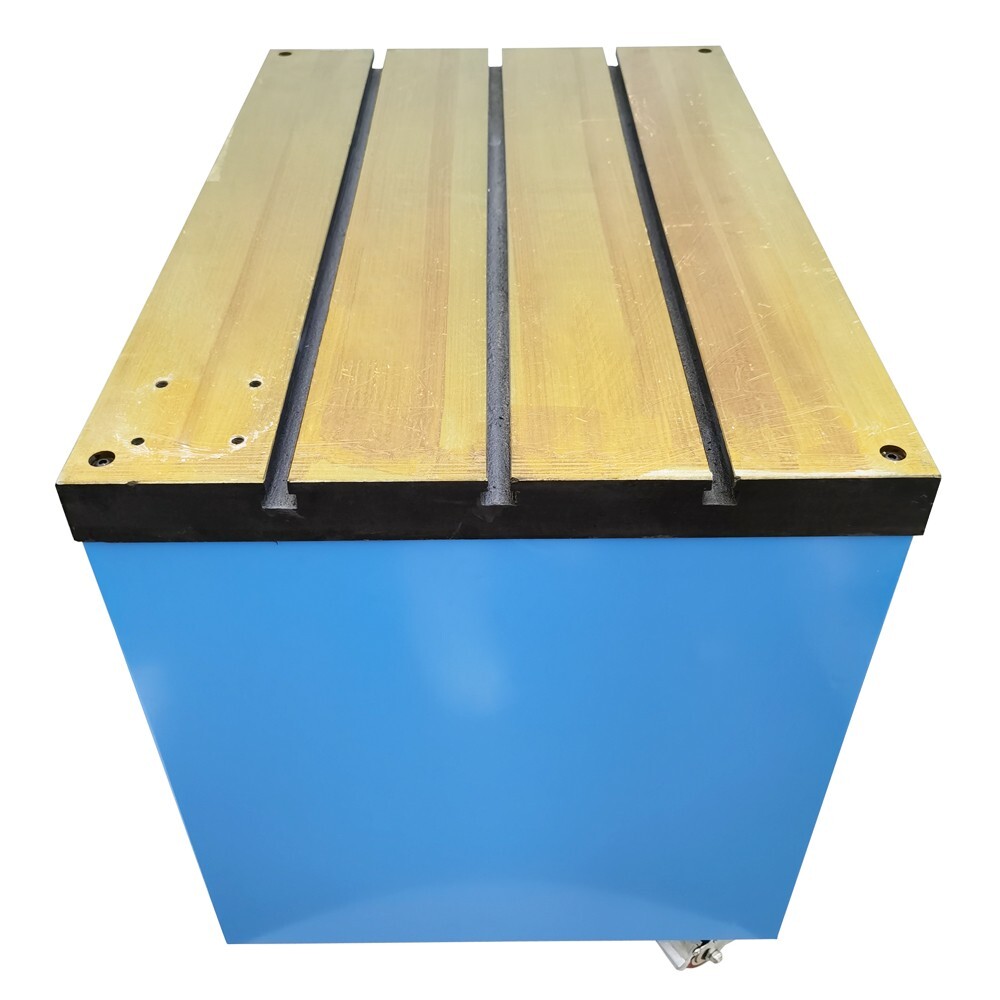 35.4"*23.6" Movable T-slot Worktable Platform with Drawers for Tapping Machine