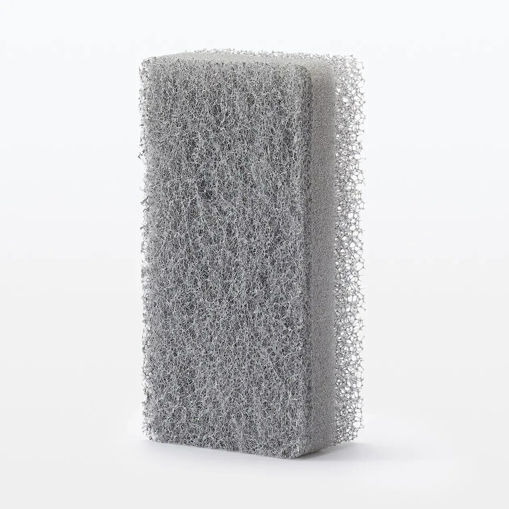 MUJI Urethane foam 3 Layer sponge Gray 3 pieces