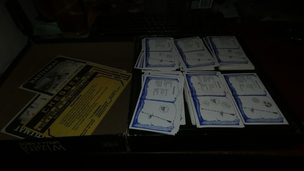 TSR AD&D: Wizard Spell Cards