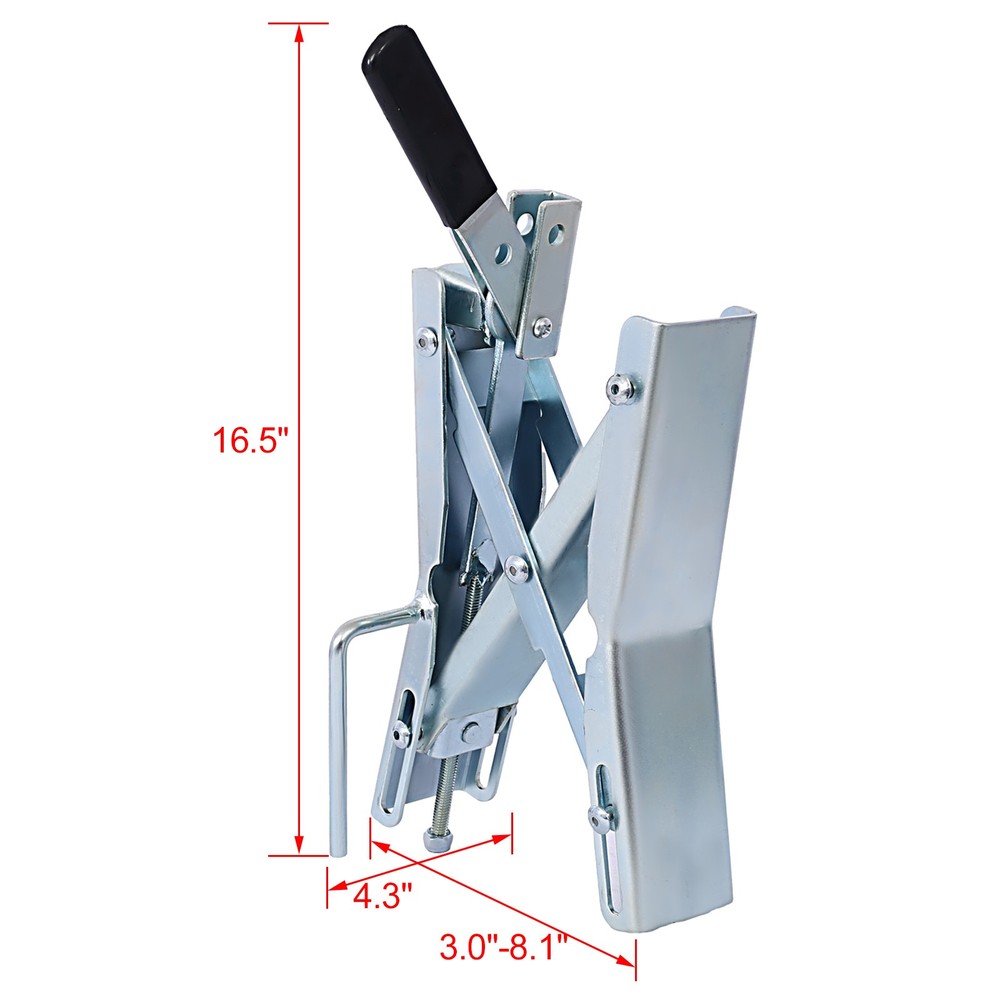 Locking Chock,Axel-Chock Wheel-Stabilizer for RV, Trailer
