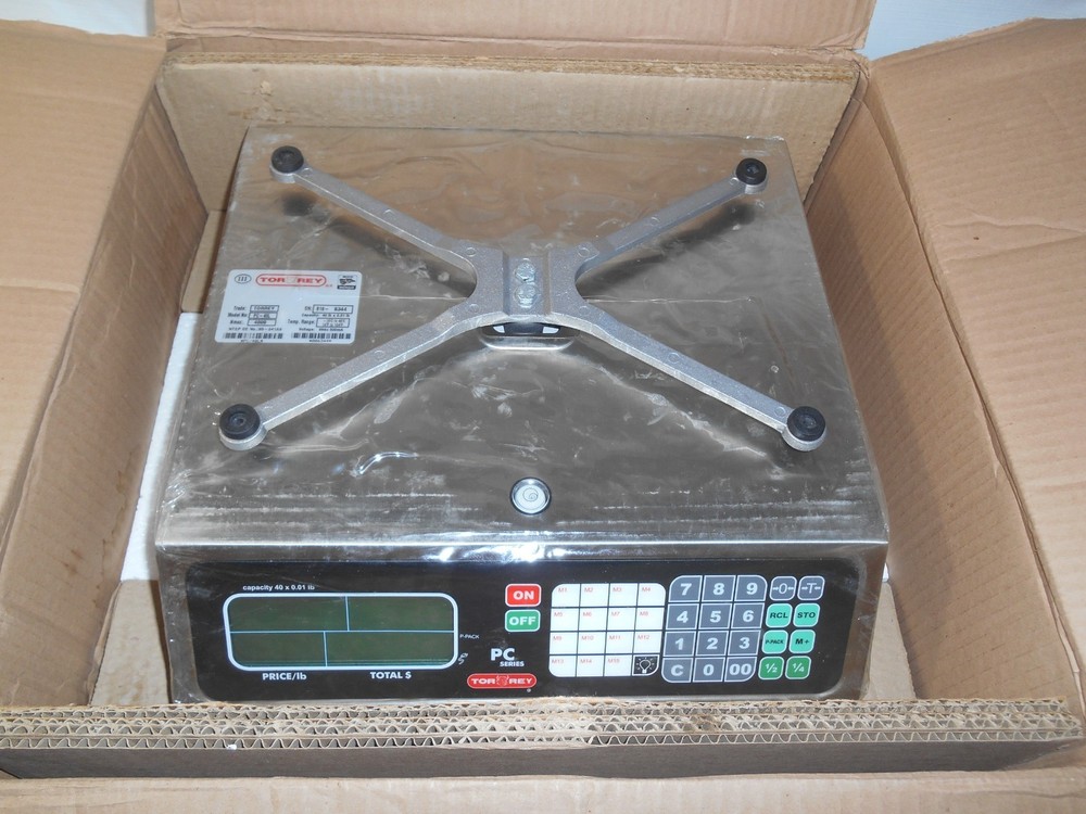 Tor-rey PC-40L, 40 x .01 lb Price Computing Scale ~ New