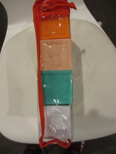Infantino Multicolor Soft Squeezable Building Blocks Set for Infants 8 Count