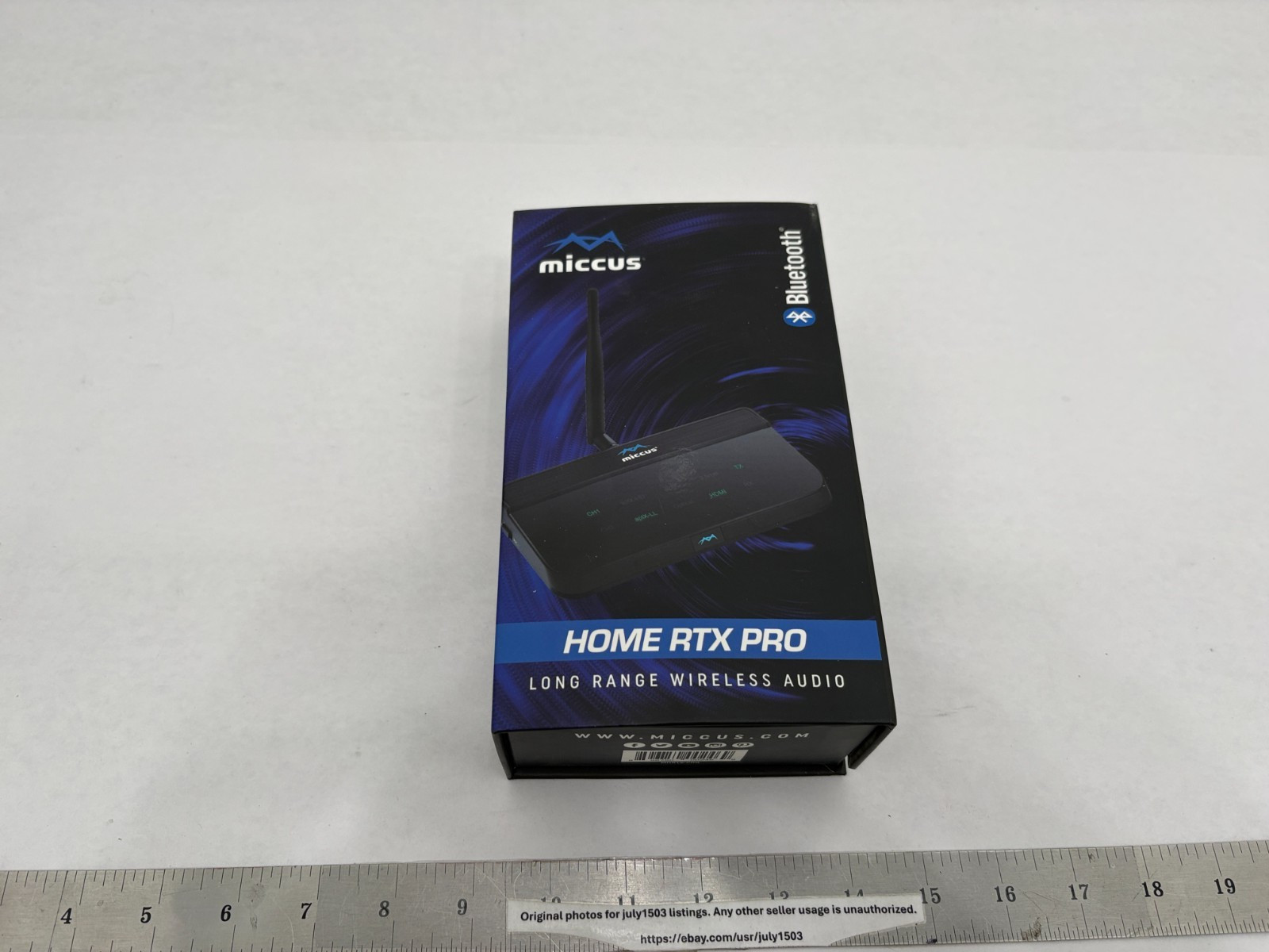 (1) Miccus Home RTX Pro Long Range Wireless Audio Bluetooth APTX - MHRTX-PRO